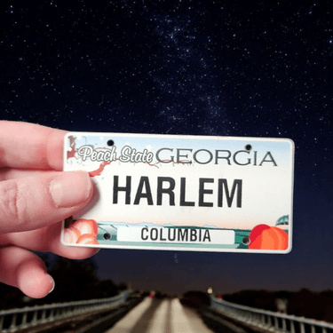 Harlem GA License Plate Hat – Small Town, Big Style - Trucker Hat - Charm and Char
